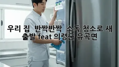 ✨ 우리 집, 💎 반짝반짝 ✨ 소독 청소로 새 출발! (feat. 의령군 유곡면)